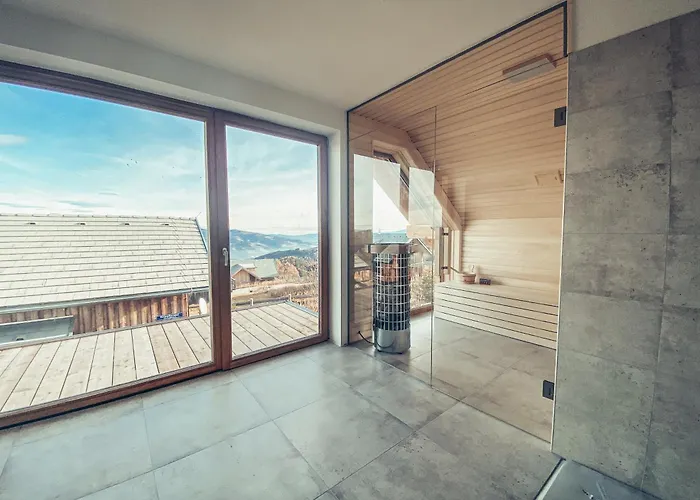 Chalet 1a 'horst' Wandern, Grillen, Panorama Sauna!