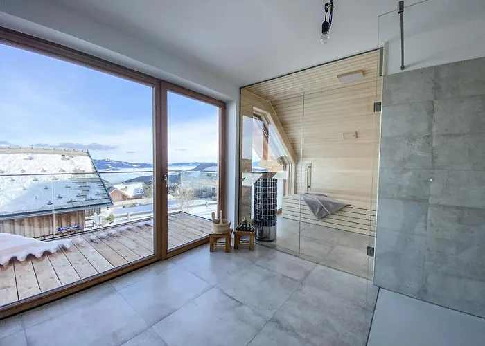 Chalet 1a 'horst' Wandern, Grillen, Panorama Sauna!